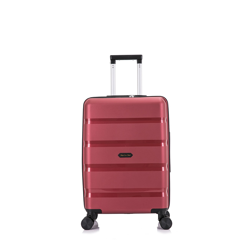 1902 Plum red PP Trolley Case