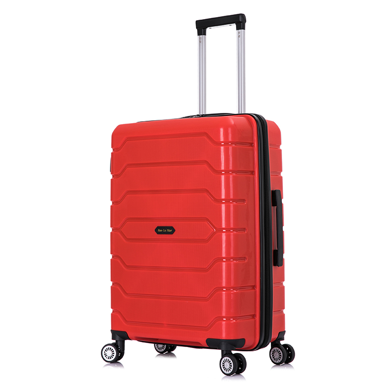 1901 Eye-catching red PP Trolley Case